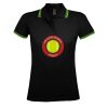 SOL'S Ladies Pasadena Tipped Cotton Piqué Polo Shirt Thumbnail