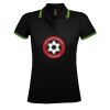 SOL'S Ladies Pasadena Tipped Cotton Piqué Polo Shirt Thumbnail