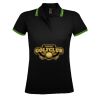SOL'S Ladies Pasadena Tipped Cotton Piqué Polo Shirt Thumbnail