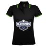 SOL'S Ladies Pasadena Tipped Cotton Piqué Polo Shirt Thumbnail