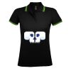 SOL'S Ladies Pasadena Tipped Cotton Piqué Polo Shirt Thumbnail