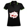 SOL'S Ladies Pasadena Tipped Cotton Piqué Polo Shirt Thumbnail