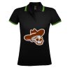 SOL'S Ladies Pasadena Tipped Cotton Piqué Polo Shirt Thumbnail
