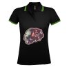 SOL'S Ladies Pasadena Tipped Cotton Piqué Polo Shirt Thumbnail