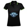 SOL'S Ladies Pasadena Tipped Cotton Piqué Polo Shirt Thumbnail
