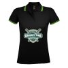 SOL'S Ladies Pasadena Tipped Cotton Piqué Polo Shirt Thumbnail