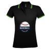 SOL'S Ladies Pasadena Tipped Cotton Piqué Polo Shirt Thumbnail