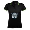 SOL'S Ladies Pasadena Tipped Cotton Piqué Polo Shirt Thumbnail