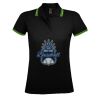 SOL'S Ladies Pasadena Tipped Cotton Piqué Polo Shirt Thumbnail