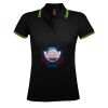 SOL'S Ladies Pasadena Tipped Cotton Piqué Polo Shirt Thumbnail