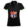 SOL'S Ladies Pasadena Tipped Cotton Piqué Polo Shirt Thumbnail