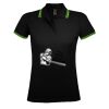 SOL'S Ladies Pasadena Tipped Cotton Piqué Polo Shirt Thumbnail