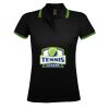 SOL'S Ladies Pasadena Tipped Cotton Piqué Polo Shirt Thumbnail