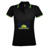SOL'S Ladies Pasadena Tipped Cotton Piqué Polo Shirt Thumbnail