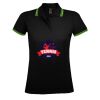 SOL'S Ladies Pasadena Tipped Cotton Piqué Polo Shirt Thumbnail