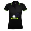 SOL'S Ladies Pasadena Tipped Cotton Piqué Polo Shirt Thumbnail