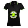 SOL'S Ladies Pasadena Tipped Cotton Piqué Polo Shirt Thumbnail