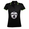SOL'S Ladies Pasadena Tipped Cotton Piqué Polo Shirt Thumbnail