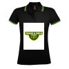 SOL'S Ladies Pasadena Tipped Cotton Piqué Polo Shirt Thumbnail