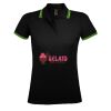 SOL'S Ladies Pasadena Tipped Cotton Piqué Polo Shirt Thumbnail