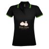 SOL'S Ladies Pasadena Tipped Cotton Piqué Polo Shirt Thumbnail