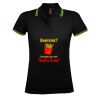 SOL'S Ladies Pasadena Tipped Cotton Piqué Polo Shirt Thumbnail