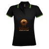 SOL'S Ladies Pasadena Tipped Cotton Piqué Polo Shirt Thumbnail