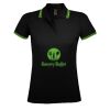 SOL'S Ladies Pasadena Tipped Cotton Piqué Polo Shirt Thumbnail