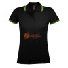 SOL'S Ladies Pasadena Tipped Cotton Piqué Polo Shirt Thumbnail