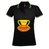 SOL'S Ladies Pasadena Tipped Cotton Piqué Polo Shirt Thumbnail