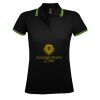 SOL'S Ladies Pasadena Tipped Cotton Piqué Polo Shirt Thumbnail