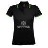 SOL'S Ladies Pasadena Tipped Cotton Piqué Polo Shirt Thumbnail