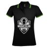 SOL'S Ladies Pasadena Tipped Cotton Piqué Polo Shirt Thumbnail