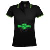 SOL'S Ladies Pasadena Tipped Cotton Piqué Polo Shirt Thumbnail