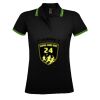 SOL'S Ladies Pasadena Tipped Cotton Piqué Polo Shirt Thumbnail