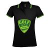 SOL'S Ladies Pasadena Tipped Cotton Piqué Polo Shirt Thumbnail