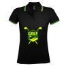 SOL'S Ladies Pasadena Tipped Cotton Piqué Polo Shirt Thumbnail