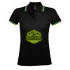 SOL'S Ladies Pasadena Tipped Cotton Piqué Polo Shirt Thumbnail