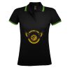 SOL'S Ladies Pasadena Tipped Cotton Piqué Polo Shirt Thumbnail