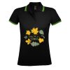 SOL'S Ladies Pasadena Tipped Cotton Piqué Polo Shirt Thumbnail