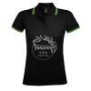SOL'S Ladies Pasadena Tipped Cotton Piqué Polo Shirt Thumbnail