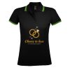 SOL'S Ladies Pasadena Tipped Cotton Piqué Polo Shirt Thumbnail