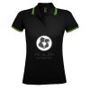 SOL'S Ladies Pasadena Tipped Cotton Piqué Polo Shirt Thumbnail