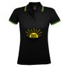 SOL'S Ladies Pasadena Tipped Cotton Piqué Polo Shirt Thumbnail