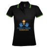 SOL'S Ladies Pasadena Tipped Cotton Piqué Polo Shirt Thumbnail