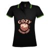 SOL'S Ladies Pasadena Tipped Cotton Piqué Polo Shirt Thumbnail