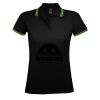 SOL'S Ladies Pasadena Tipped Cotton Piqué Polo Shirt Thumbnail