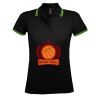 SOL'S Ladies Pasadena Tipped Cotton Piqué Polo Shirt Thumbnail