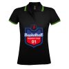 SOL'S Ladies Pasadena Tipped Cotton Piqué Polo Shirt Thumbnail