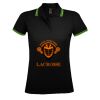 SOL'S Ladies Pasadena Tipped Cotton Piqué Polo Shirt Thumbnail